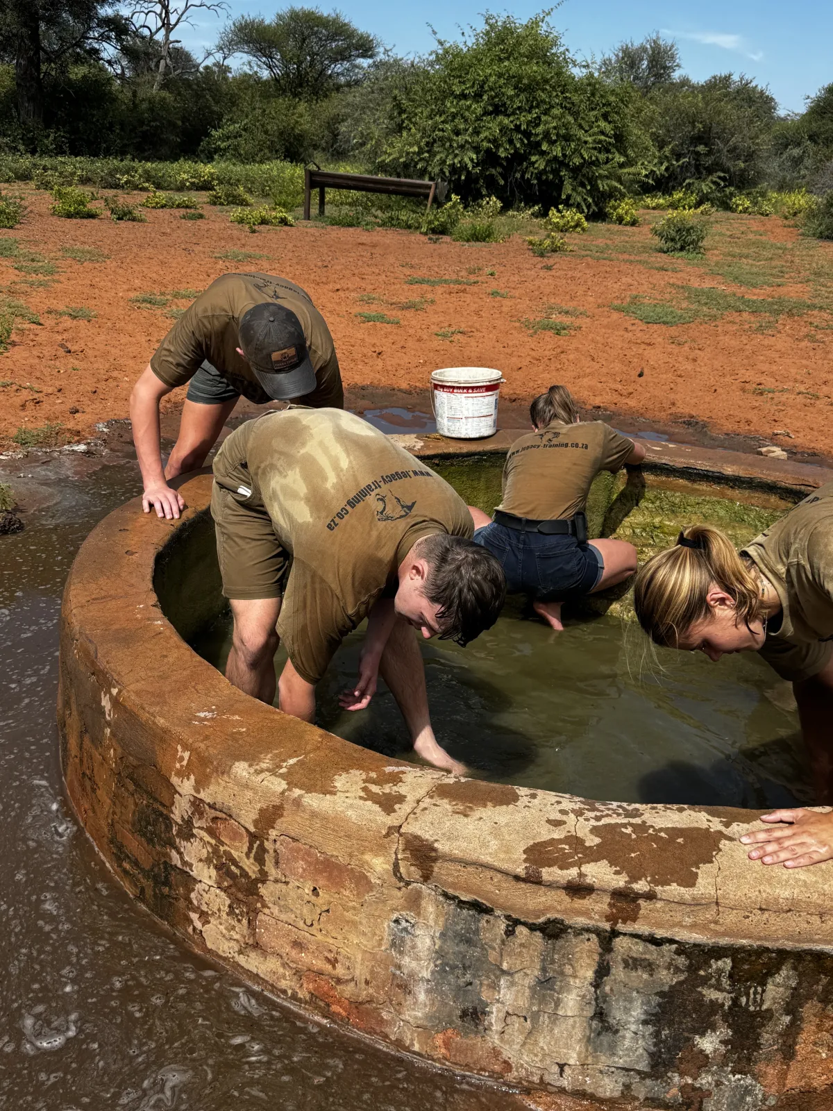 Kraal maintenance — unglamorous and essential