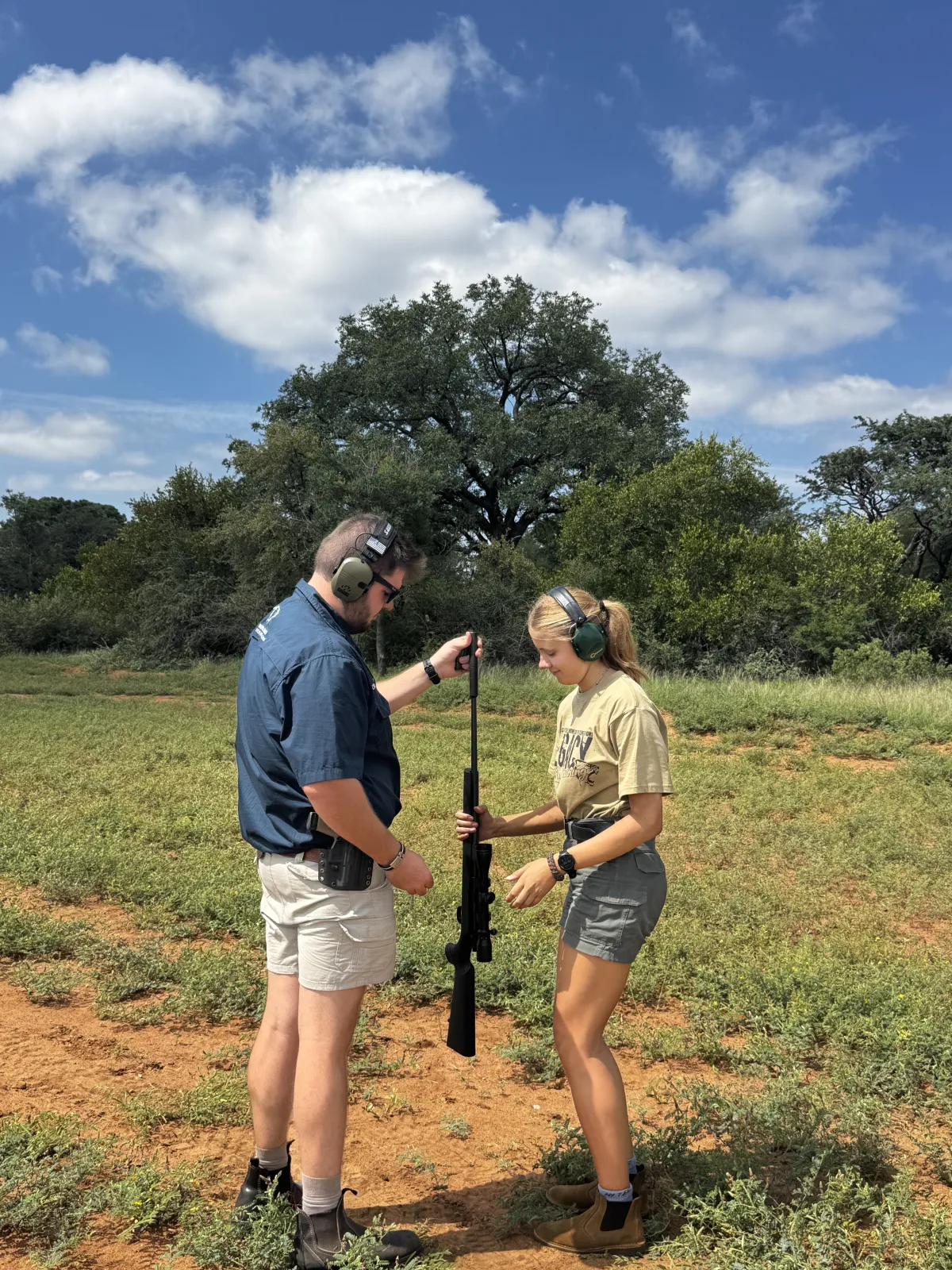Marksmanship day on the range